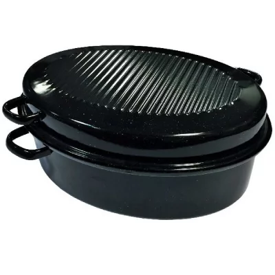 KOCHSTAR Daubi&egrave;re en acier &eacute;maill&eacute; 38cm noir -  - k32711038