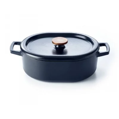 BEKA Daubi&egrave;re en fonte &eacute;maill&eacute;e 31cm noir  - 15141314 - nori 15141314