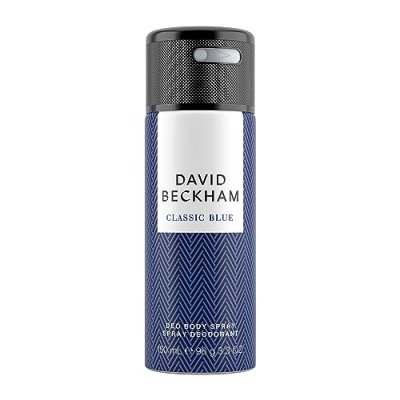 DAVID BECKHAM  Classique Bleu parfum&eacute; D&eacute;odorant 150 ml (homme)