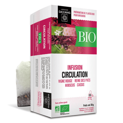 DAYANG  Infusion Bio Jambes L&eacute;g&egrave;res 20 sachets 