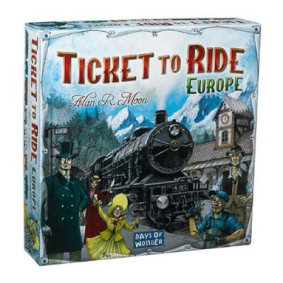 DAYS OF WONDER  - Ticket to Ride Europe - jeu de soci&eacute;t&eacute;, jeu de strat&eacute;gie
