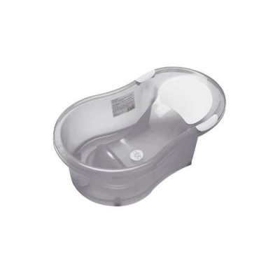DBB REMOND  Baignoire b&eacute;b&eacute; + transat int&eacute;gr&eacute; - Gris Translucide