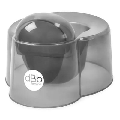DBB REMOND  pot b&eacute;b&eacute; 2 en 1 - pot et urinoir - gris translucide