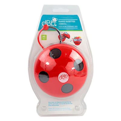 DBB REMOND  Range Sucette ""Cocci pouces Rouge/Noir 