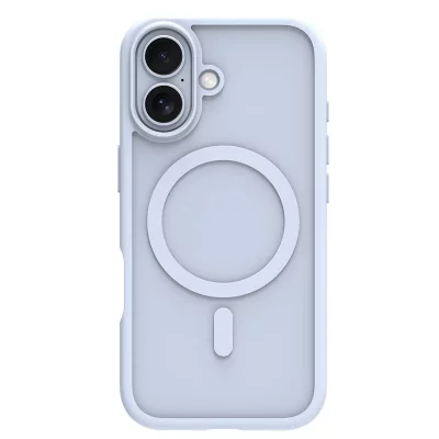 DBRAMANTE1928  Coque MagSafe pour iPhone 17 Grenen Antichoc Certifi&eacute; GRS Bleu