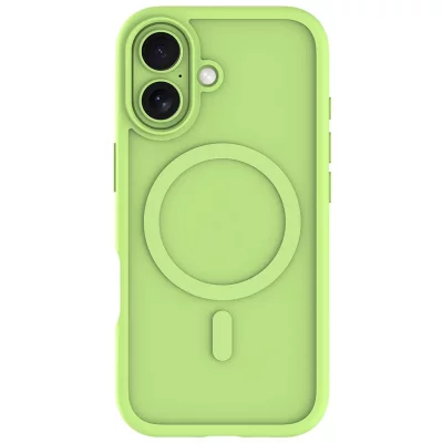 DBRAMANTE1928  Coque MagSafe pour iPhone 17 Grenen Antichoc Certifi&eacute; GRS Vert