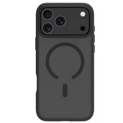 DBRAMANTE1928  Coque MagSafe pour iPhone 17 Pro Max Grenen Antichoc Recycl&eacute; Noir