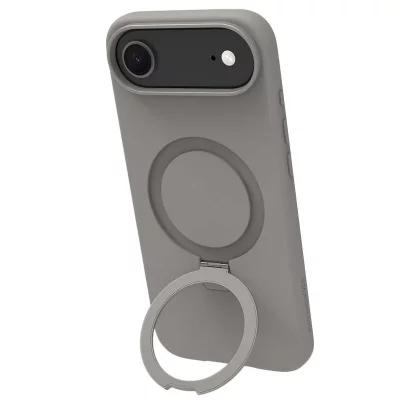 DBRAMANTE1928  Coque MagSafe pour iPhone Air Roskilde Kickstand avec Anneau Support Gris