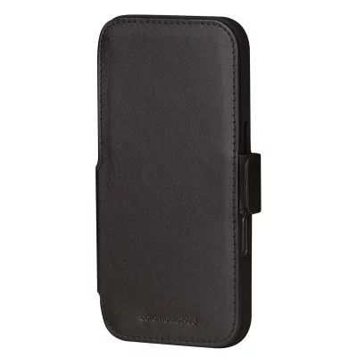 DBRAMANTE1928  &Eacute;tui Folio pour iPhone 17 Pro en Slim Cuir Copenhagen avec Porte-Cartes Noir
