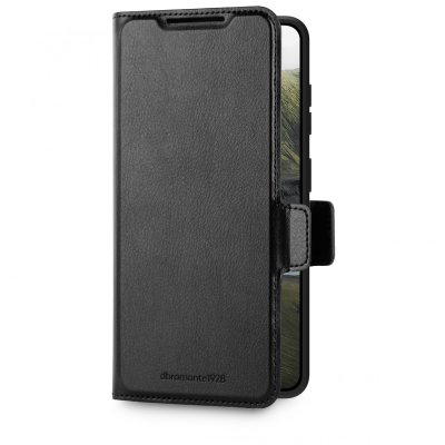 DBRAMANTE1928  &Eacute;tui Portefeuille pour Galaxy S26 S&eacute;rie Oslo Pro avec Fonction Support Noir