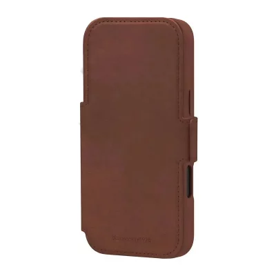 DBRAMANTE1928  &Eacute;tui pour iPhone 17 Pro Max Marron fonc&eacute;