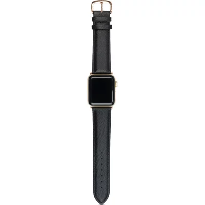 DBRAMANTE1928  Madrid Bracelet pour Apple Watch 38/40 mm Noir nuit