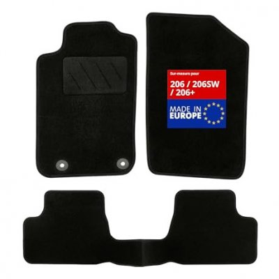 DBS  Tapis de sol sur mesure pour PEUGEOT: 206, 206+ (Ref: 01763178)