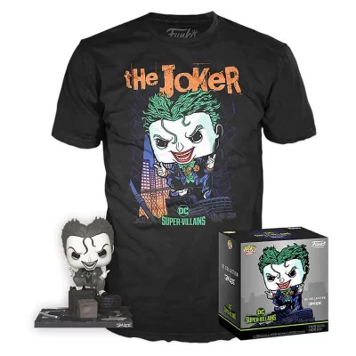FUNKO Dc Comics Pop And Short Sleeve T-shirt Jim Lee Joker Multicolore S 