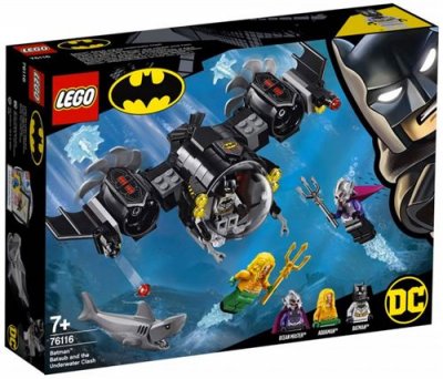 DC Comics Super Heroes 76116 Le Bat-Sous-Marin de Batman et le combat sous l'eau