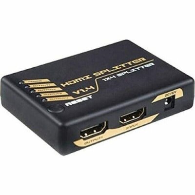 DCU TECNOLOGIC BRAND dcu - accessories hdmi mini splitter 1x4 noir 