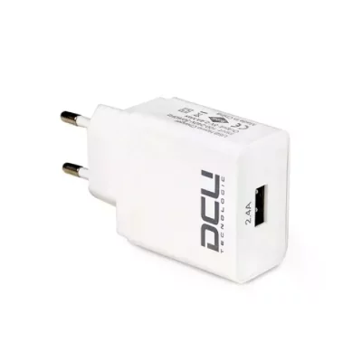 DCU TECNOLOGIC  Usb Charger 1 X Usb 5v 2.4a Blanc