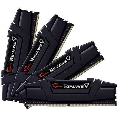 G.SKILL DDR4  Ripjaws V Noir - 128 Go (4 x 32 Go) 3600 MHz - CAS 18