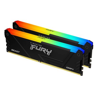 KINGSTON DDR4  Fury Beast RGB - 16 Go (2 x 8 Go) 3600 MHz - CAS 17