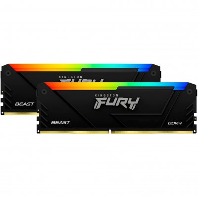KINGSTON DDR4  Fury Beast RGB - 32 Go (2 x 16 Go) 3600 MHz - CAS 18