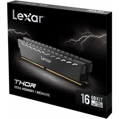 LEXAR Ddr4 thor gaming black 16gb(2 8gb)/3200