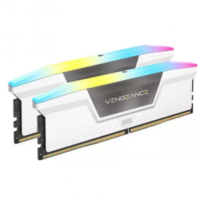 CORSAIR DDR5  Vengeance RGB Blanc - 32 Go (2 x 16 Go) 6000 MHz - CAS 36