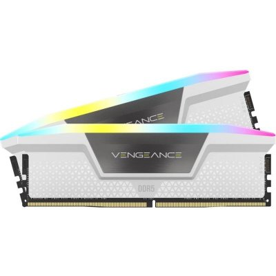 CORSAIR DDR5  Vengeance RGB Blanc - 64 Go (2 x 32 Go) 6000 MHz - CAS 30
