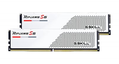 G.SKILL DDR5  RipJaws S5 Blanc - 32 Go (2 x 16 Go) 5600 MHz - CAS 36