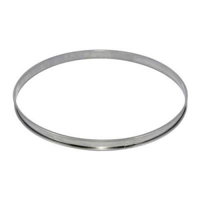 DE BUYER  -3091.30N -cercle a tarte inox ht 2cmbd roule &oslash;30