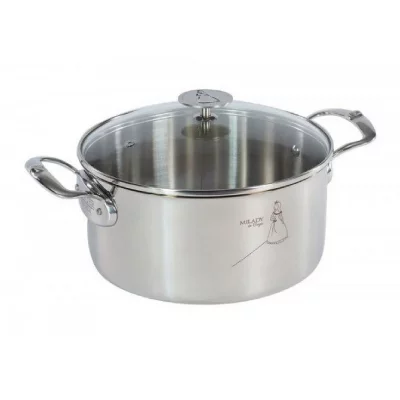 DE BUYER  -3427.28 -faitout milady avec couvercle &oslash; 28cm