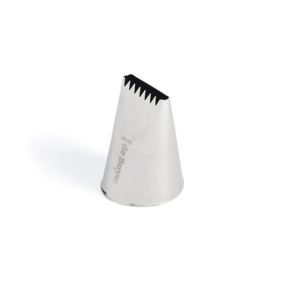DE BUYER  Douille a buche plate - Inox - 6 Dents - L 20 x l 3 cm