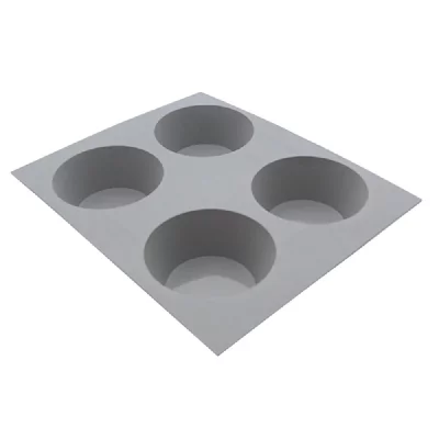 DE BUYER  Moule &agrave; muffins 'elastomoule'