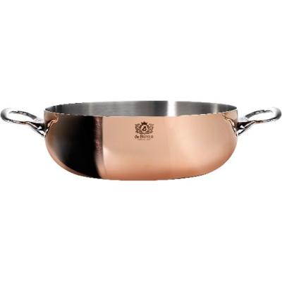 DE BUYER  Prima Matera Copper/steel Curved 28 Cm Saucepan Dor&eacute;