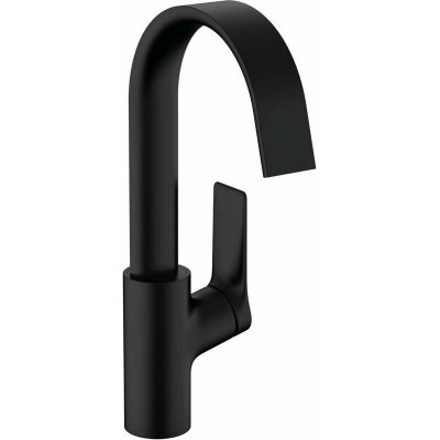 HANSGROHE De lavabo 210 avec bec pivotant &agrave; 120 sans tirette ni vidage noir mat