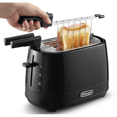 DELONGHI D&egrave; Longhi CTLAP2203 Grille-pain avec pinces 550 W 550 Watt Noir