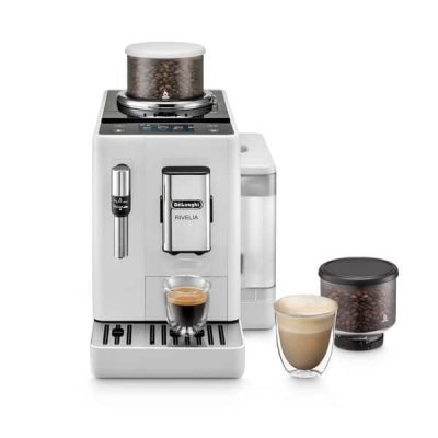 DELONGHI De'Longhi Rivelia EXAM440.35.W Enti&egrave;rement automatique Machine &agrave; expresso 1,4 L