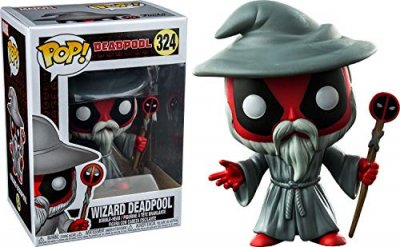FUNKO Deadpool Playtime Pop! Marvel Vinyl Figurine Wizard Deadpool 9 Cm