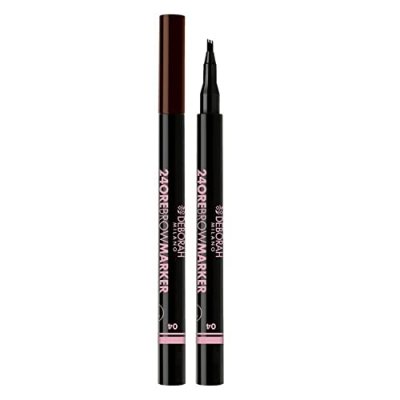 DEBORAH  24h Front Marqueur 04 Brune Crayon Sourcils Produit Cosm&eacute;tique
