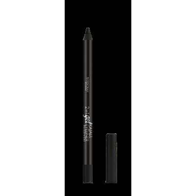 DEBORAH  2In1 Gel Kajal Eye-Liner &Eacute;tanche 01 Cosm&eacute;tiques Noir
