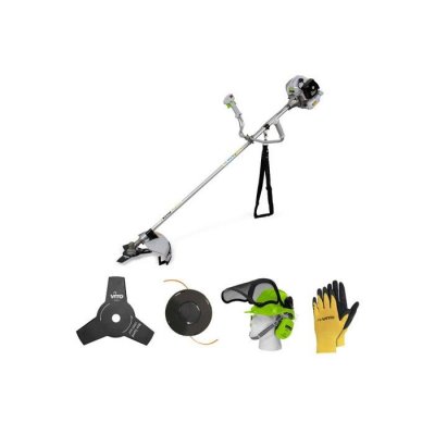 VITO GARDEN D&eacute;broussailleuse 43CC EKO + Casque de s&eacute;curit&eacute; anti-bruit + Gants de protection VITO