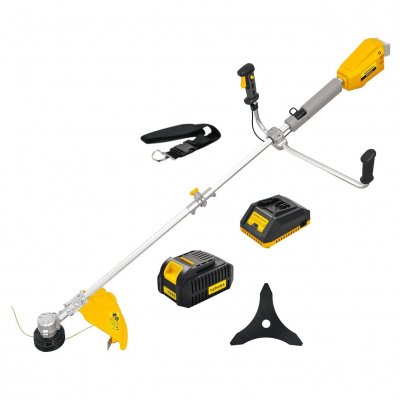 NEMURA D&eacute;broussailleuse sur batterie  40V - L: 43cm + Fil + Lame + Batterie 4Ah + Chargeur Rapide