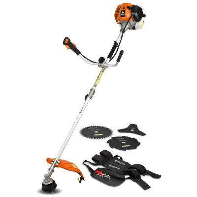 CHESTER D&eacute;broussailleuse thermique 52 cm&sup3; - 3 lames + 1 t&ecirc;te double fil
