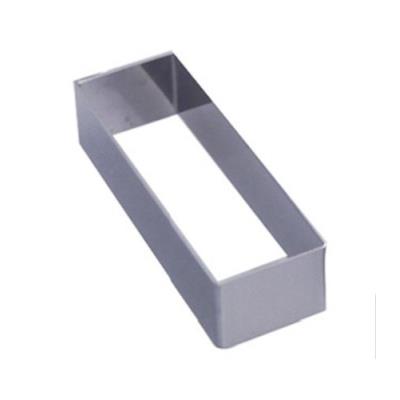 DEBUYER  - Cercle Forme inox - Rectangle angles vifs : Longueur 12 cm