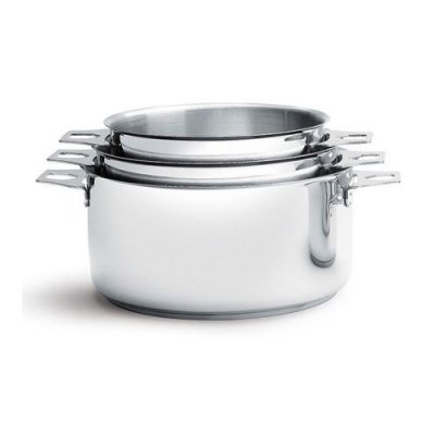 DE BUYER DeBuyer - S&eacute;rie de 3 casseroles faitouts - Twisty