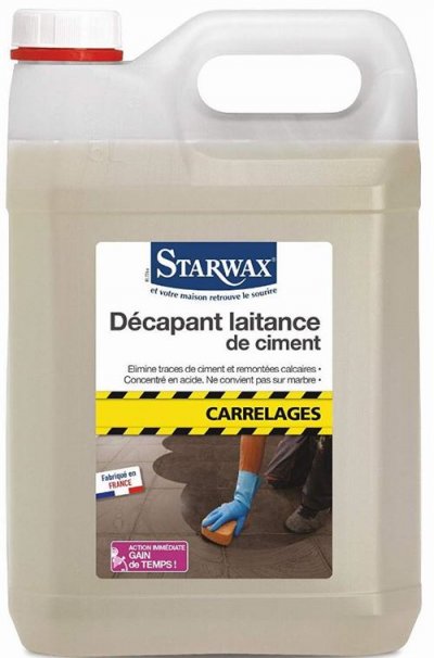 STARWAX D&eacute;capant Laitance de Ciment  5L