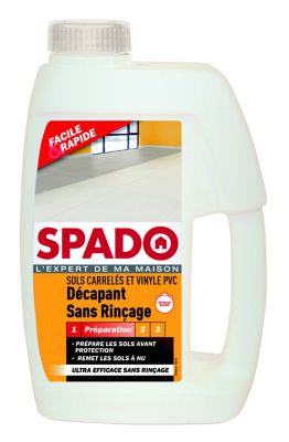 SPADO D&eacute;capant sans rin&ccedil;age sols carrel&eacute;s et vinyle pvc  1L