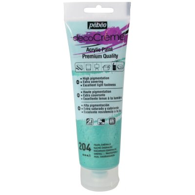 PEBEO Decocreme 120ml nacre emeraude