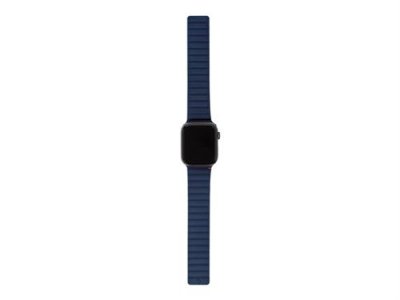 DECODED  bracelet silicone magn&eacute;tique traction 42/44/45mm navy