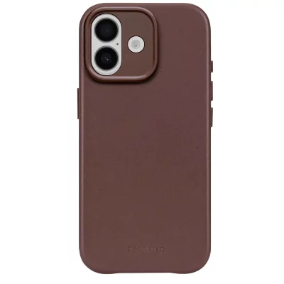 DECODED  Coque en cuir MagSafe Apple iPhone 17 - Chocolate Brown