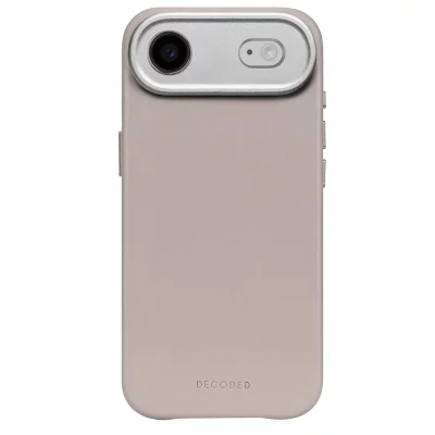 DECODED  Coque pour iPhone 17 Air MagSafe en Cuir Antichocs Beige